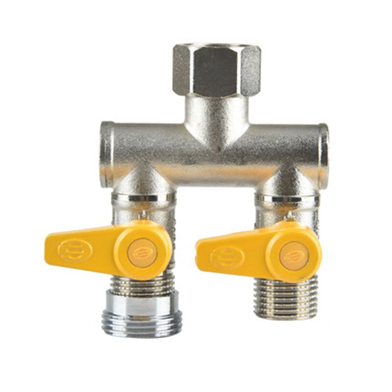 Washing machine faucet one inlet two outlet Splitter two-way three-way four-way valve DN15 DN20 adapter