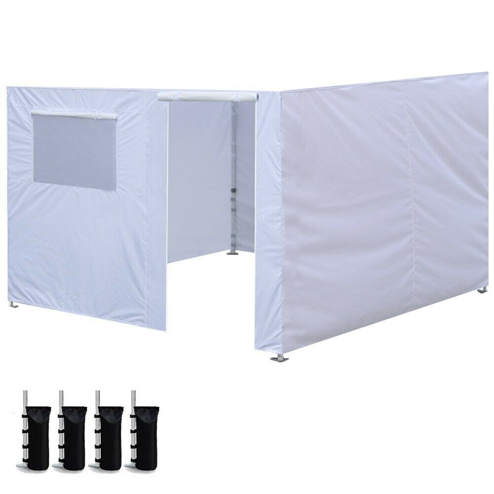 3X3 M Oxford Doek Party Tent Muur Sides Waterdicht Tuin Patio Outdoor Luifel Ez Up Luifel Tent Commerciële instant Tuinhuisjes: WHITE