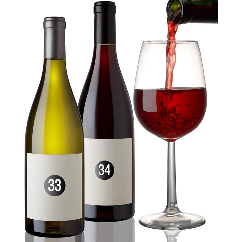 20Pcs 1 To 50 Number Stickers Consecutive Number Stickers 1Inch Self-Adhesive Decal For Inventory Storage Classification