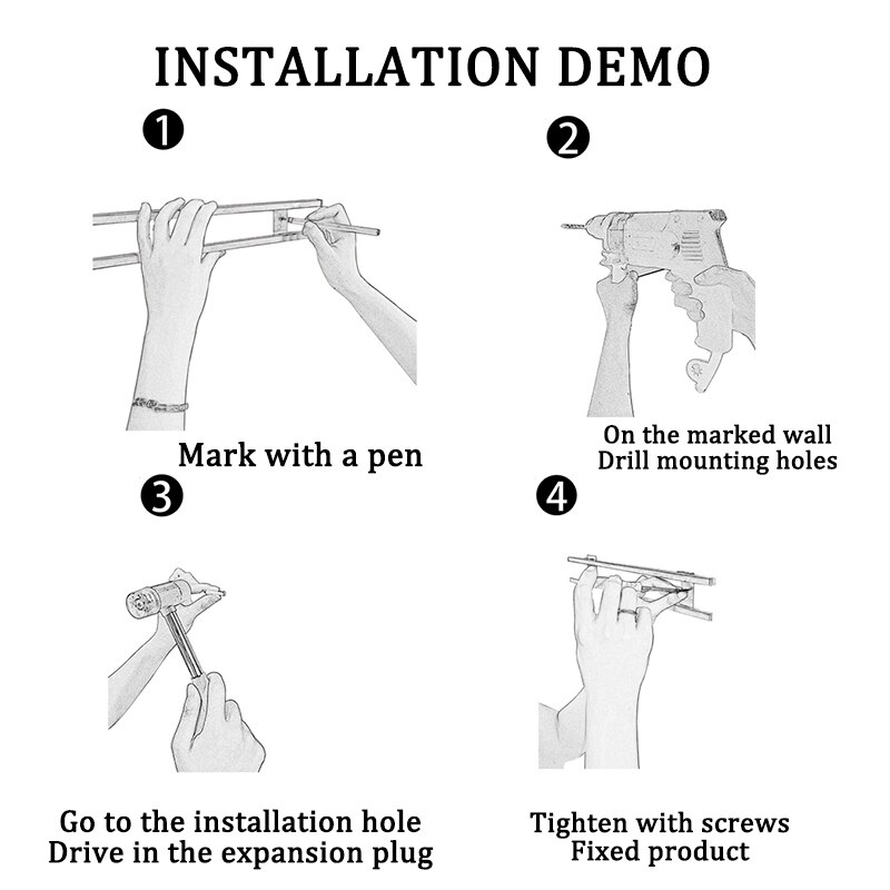 Aan de muur te bevestigen dubbele magnetische messenhouder voor keukengereedschappen, hangende rekkenset van 304 roestvrijstalen magnetische messen