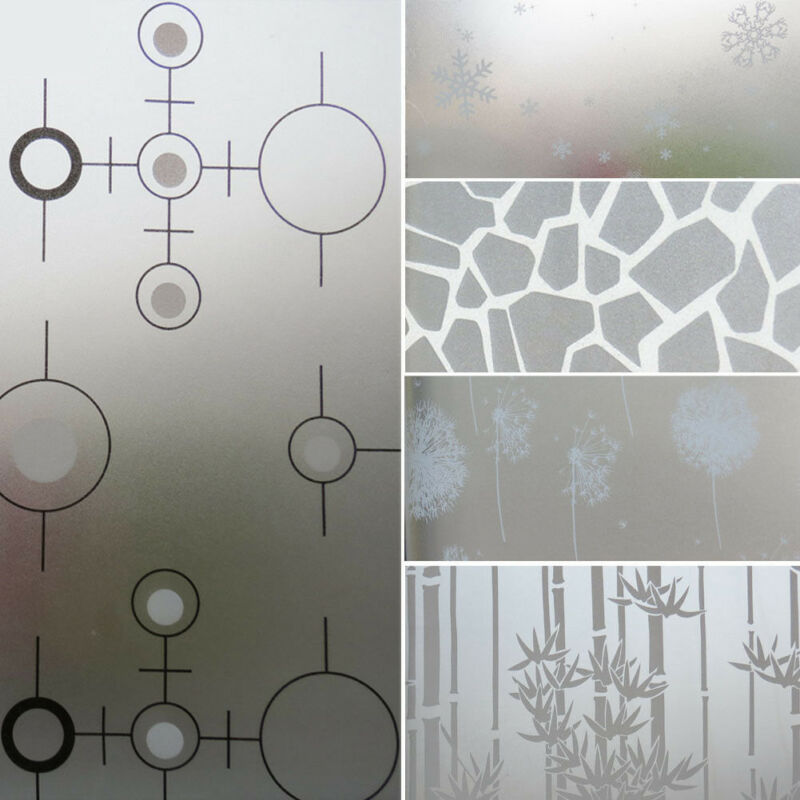 Bedroom Bathroom Glass Sticker Home Glass Window Door Privacy Film Sticker PVC Frosted Wallstickers Home Decor 200X45