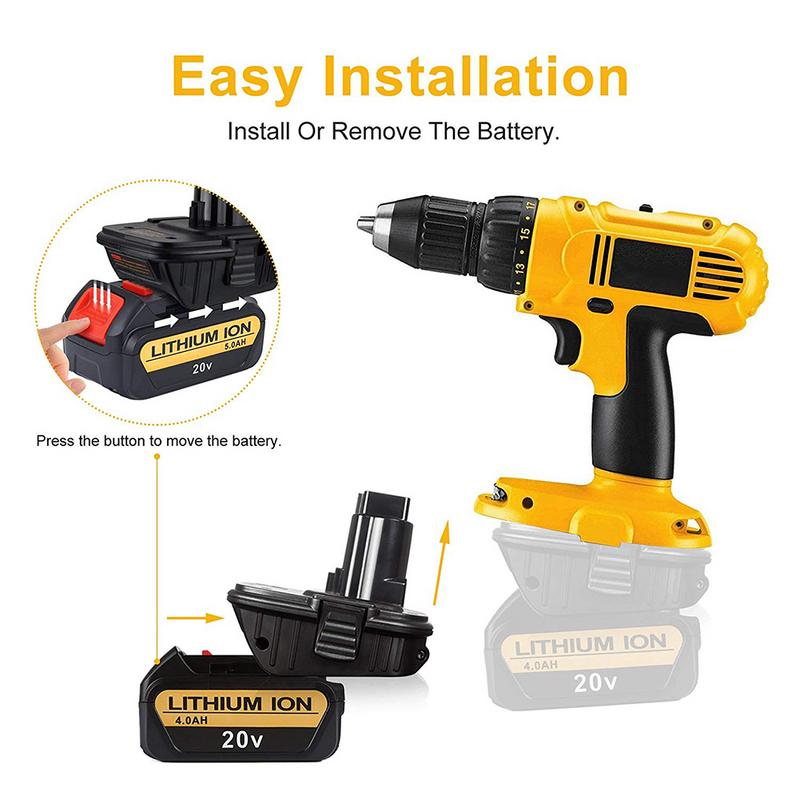 DCA1820 18V-20V Battery Converter Adapter For Dewalt Battery Adapter DM18D Converted To Li-Ion Charger Tool Convertor