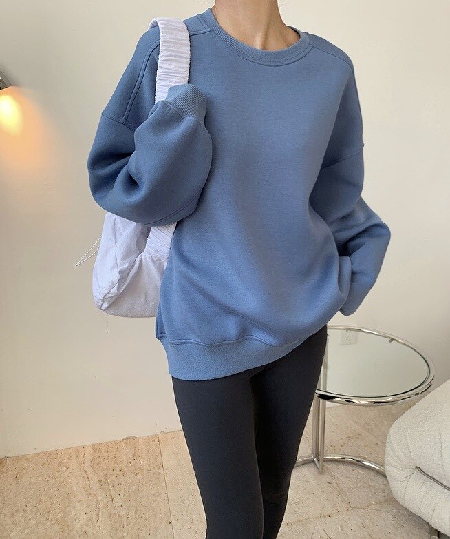 woman full cotton sweatshirt