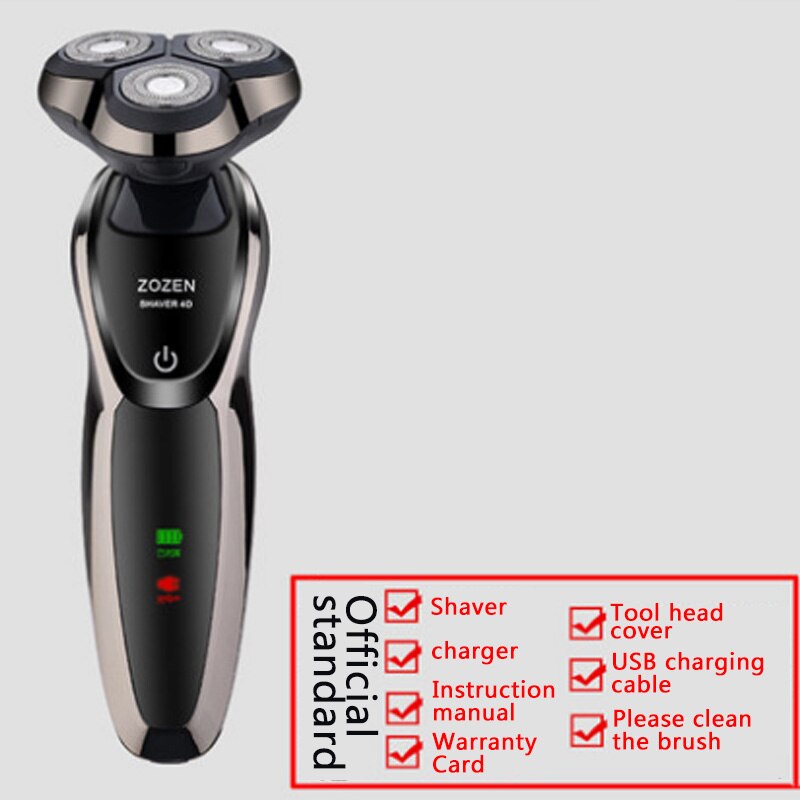 4D Electric Shaver USB Rechargeable Razor Electric... – Vicedeal