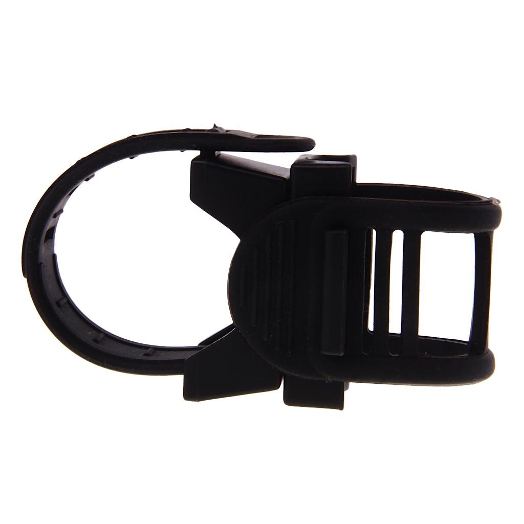 Adjustable Flashlight Holder Clip Holder Plastic Rubber Clamp
