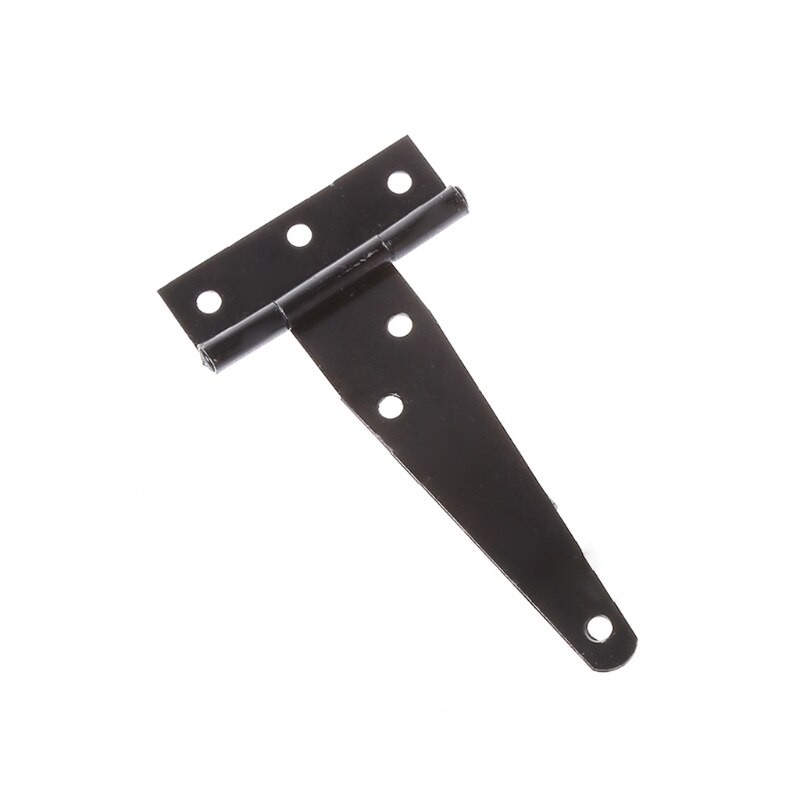 Sort maling t form trekant hængsel skab skur træ dør gate hængsler hardware