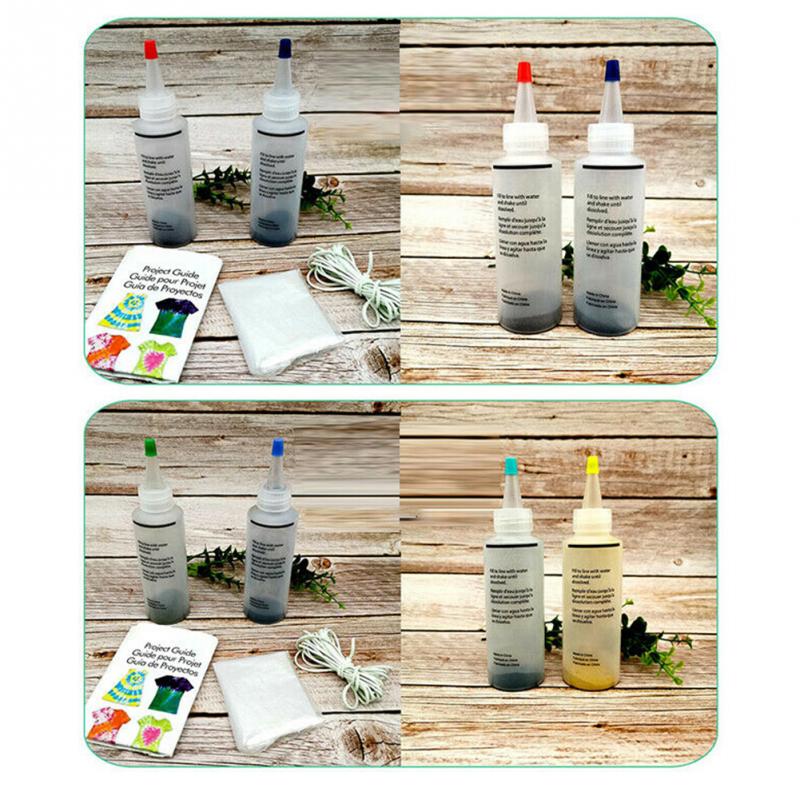 Pintura textil de tela no tóxica hecha a mano, Kit de tinte permanente de un paso, arte en agua fría, pigmento de grafiti para ropa DIY