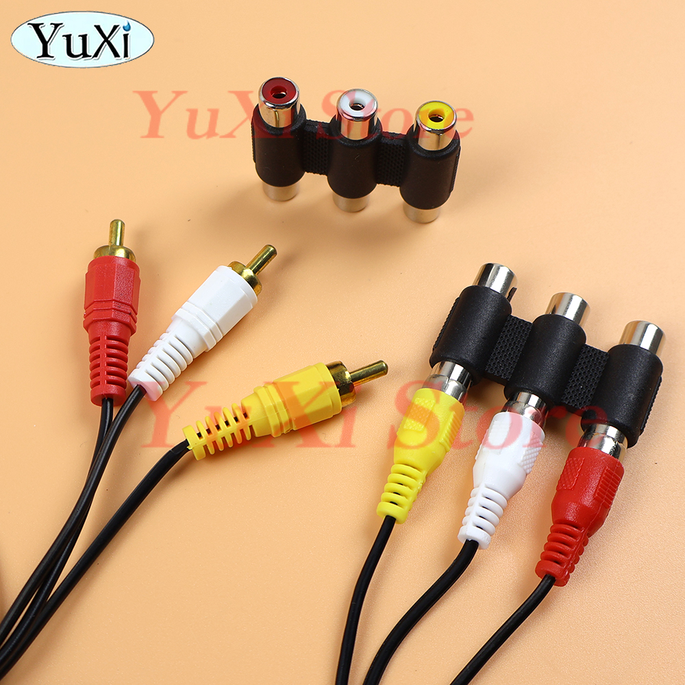 RCA Male naar RCA Female Audio Video Kabel Lijn twin RCA Male Verlengkabel Snoer Draad Lijn voor Versterker Luidspreker DVD TV Etc