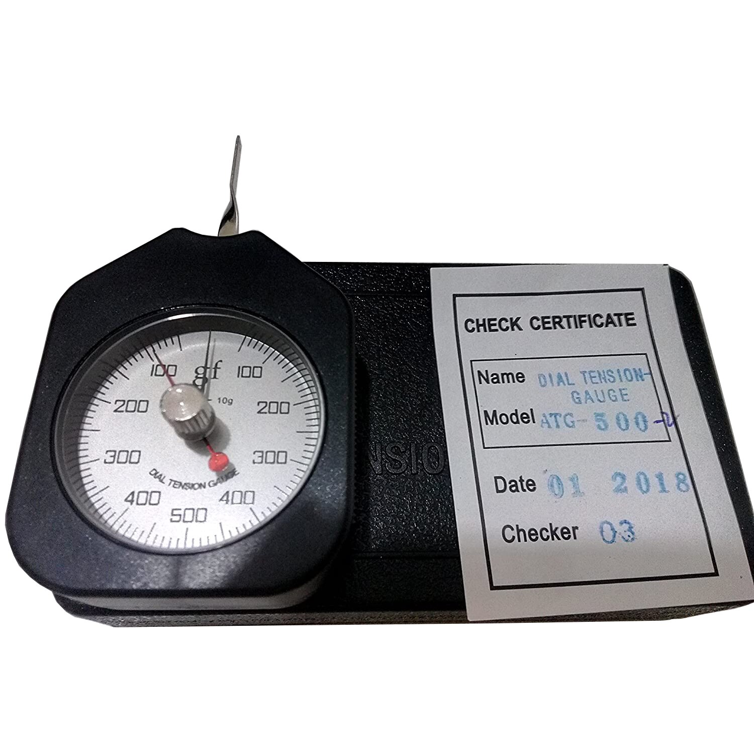 Gram Tension Meter Dial Tension Gauge Gram Force Gauge Tensiometer with 500G