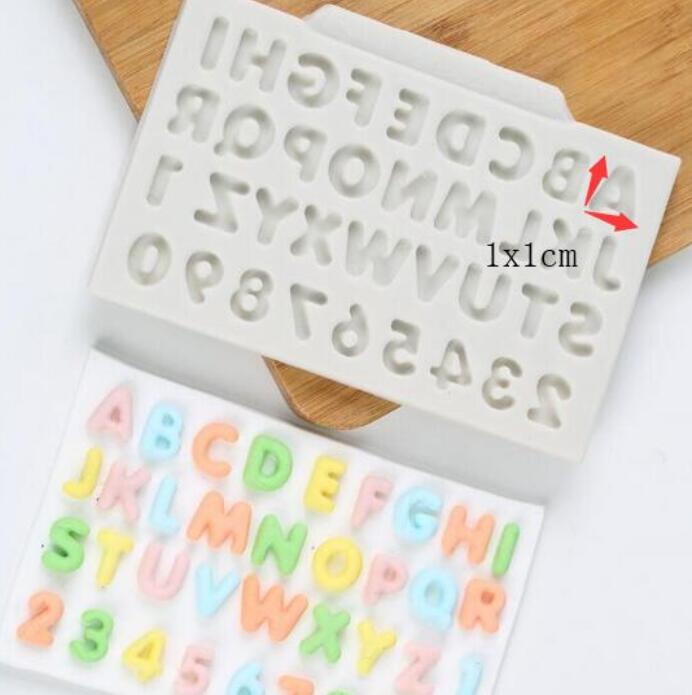 Alphabet Brief Leuke Baby Shape Fondant Mold Silicone Mould Taart Decoreren Gereedschappen Chocolade Gumpaste Mold