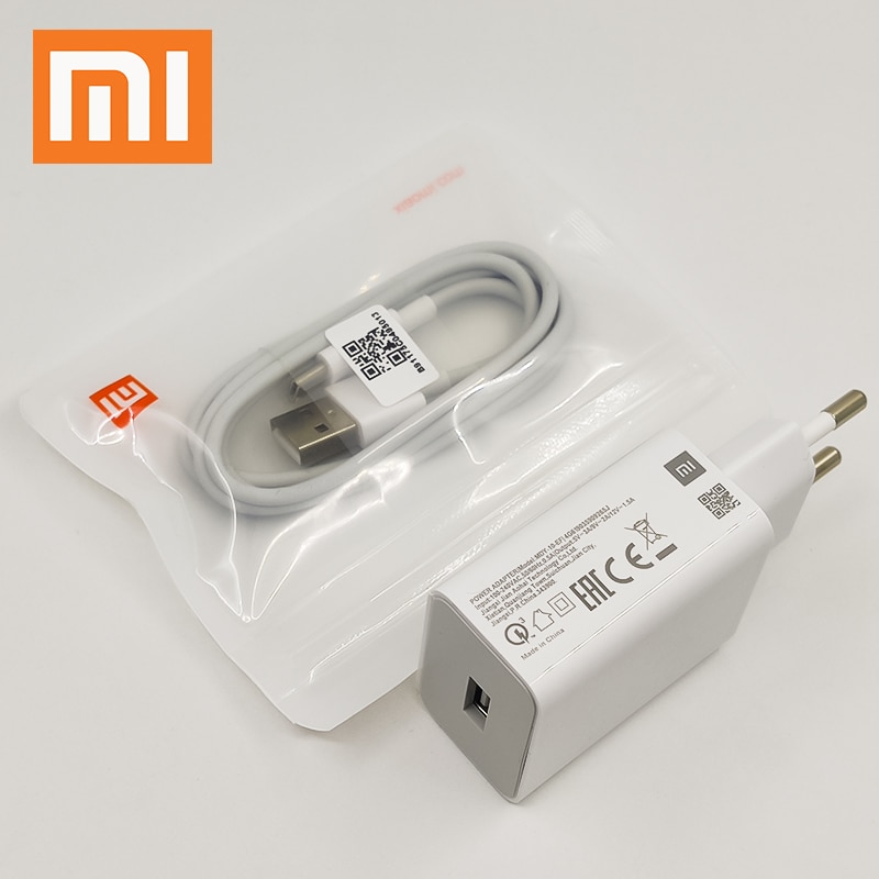 Xiaomi Mi 9 SE cargador rápido 18W adaptador de carga rápida USB Cable de tipo C Sor MI 10 9 SE Pro 8 6 9T Redmi K30 K20 K40 Nota 7 8 pro