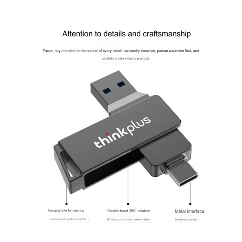 Thinkplus 3.1 100M usb Stick Key 3.0USB Flash Drive 512G 256G 128G 64G 32 Pen Pendrive Disk Flashdrive Geheugen voor Computer Telefoon