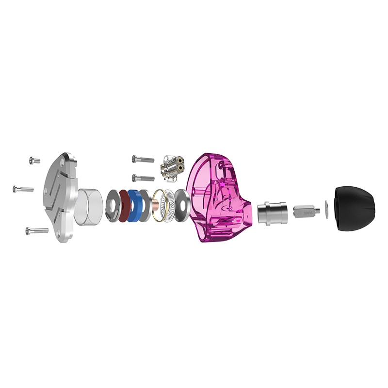 KZ ZSN Hybride In-Ear Oordopjes - 1BA+1DD Drivers, HIFI DJ Monitor, Bedraad 3.5mm, Ruisonderdrukking