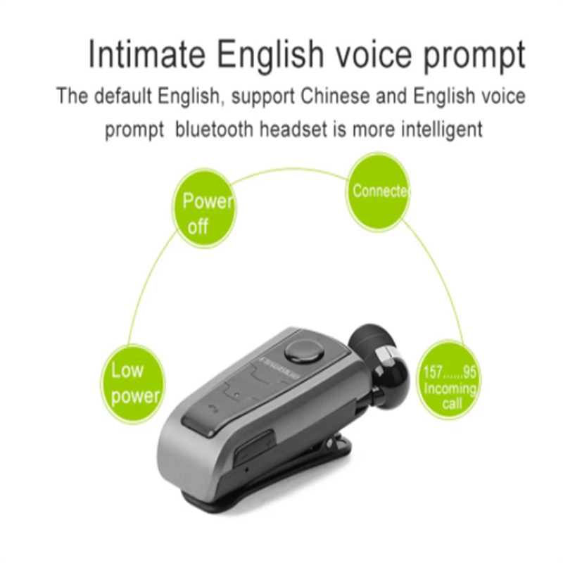 100% Original Fineblue F910 Wireless Bluetooth V4.0 Headset In-Ear Vibrating Alert Wear Clip Hands Free Earphone For Smartphones