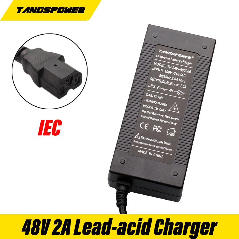 48V Lead-acid Battery Charger for 48V 14AH12AH20AH32AH Electric Bicycle LED Indicator Light With Good QualityCooling Fan