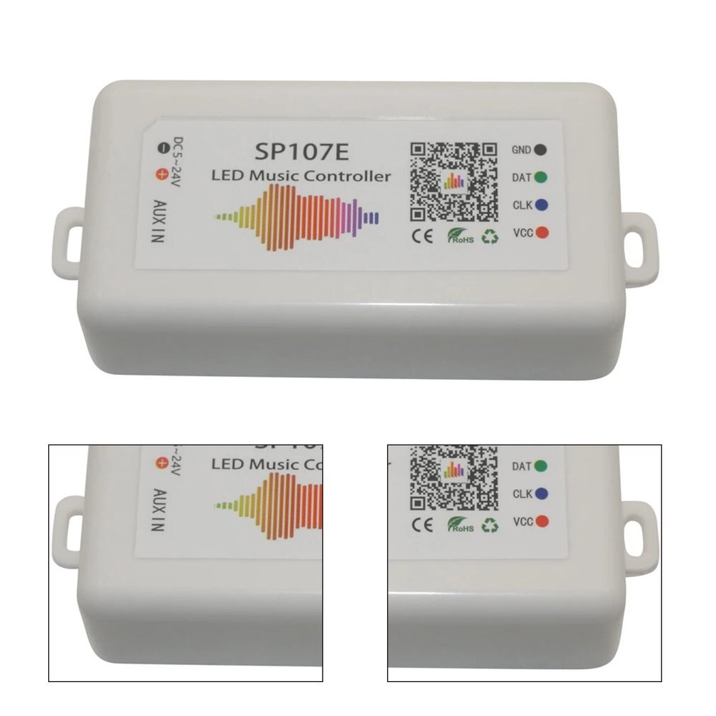 Led Strip Light Controller Bluetooth SP105E SP110E Wifi SP108E SP501E Music SP107E SP601E WS2811 SK6812 Lights DC5V-24V