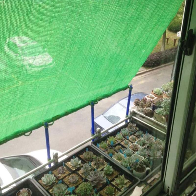 75% Sunblock Shade Cloth for Plant Cover Greenhouse Barn Green Sunshade Cover Garden Patio Orchard Accessorie DIY 3 size
