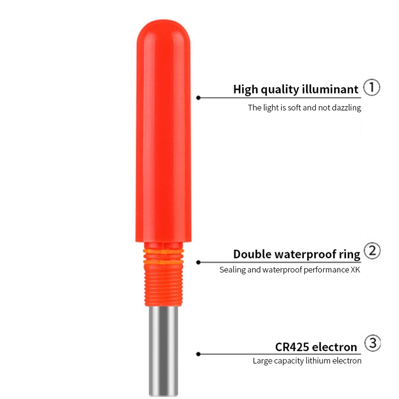 LED Fishing Float Electric Float Light Deep Water Float Fishing Tackle Ocean Boat Fishing Fishing boya de Pesca CR425