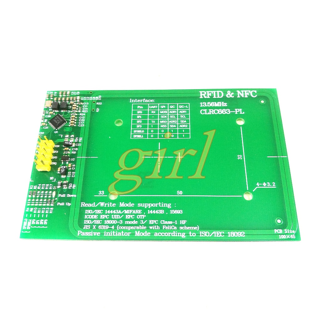 CLRC663 Modul RFID/NFC lesen und schreiben modul entwicklungsboard Farn.