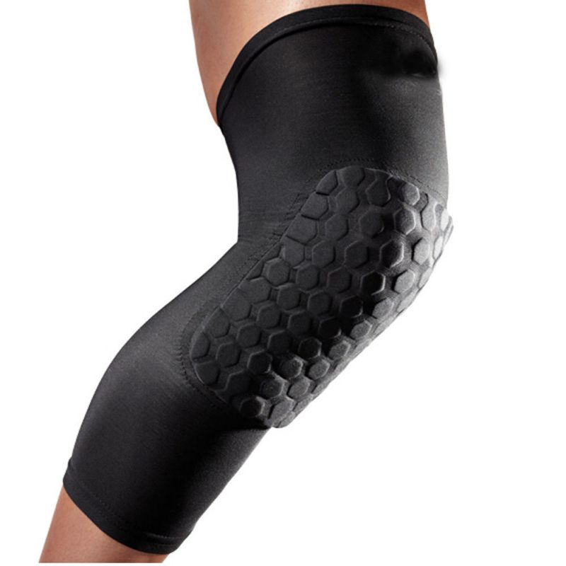 1 Pc adulte hommes enfants sport basket-ball Pad jambe genou à manches longues protecteur Gear Crashproof jambières nouveauté