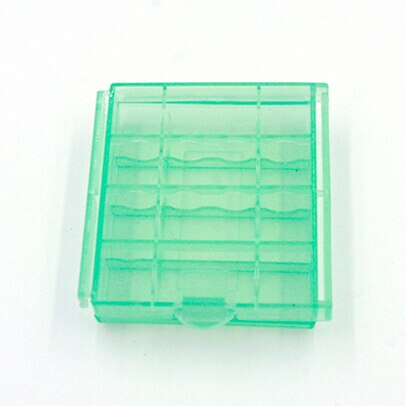 1Pc Universele Batterij Opbergdozen Hard Plastic Batterijen Opslag Case Voor Aa Aaa Batterij Houder Opbergdoos 6.5X6.0X1.7Cm