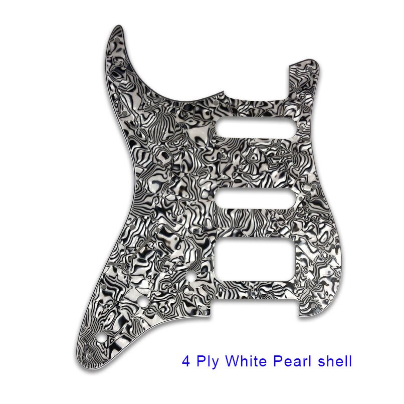 Gitardeler - for usa\mexico fd venstrehendt stratocaster 72 ' 11 skruehull standard humbucker hss gitar plekterbrett skrapeplate