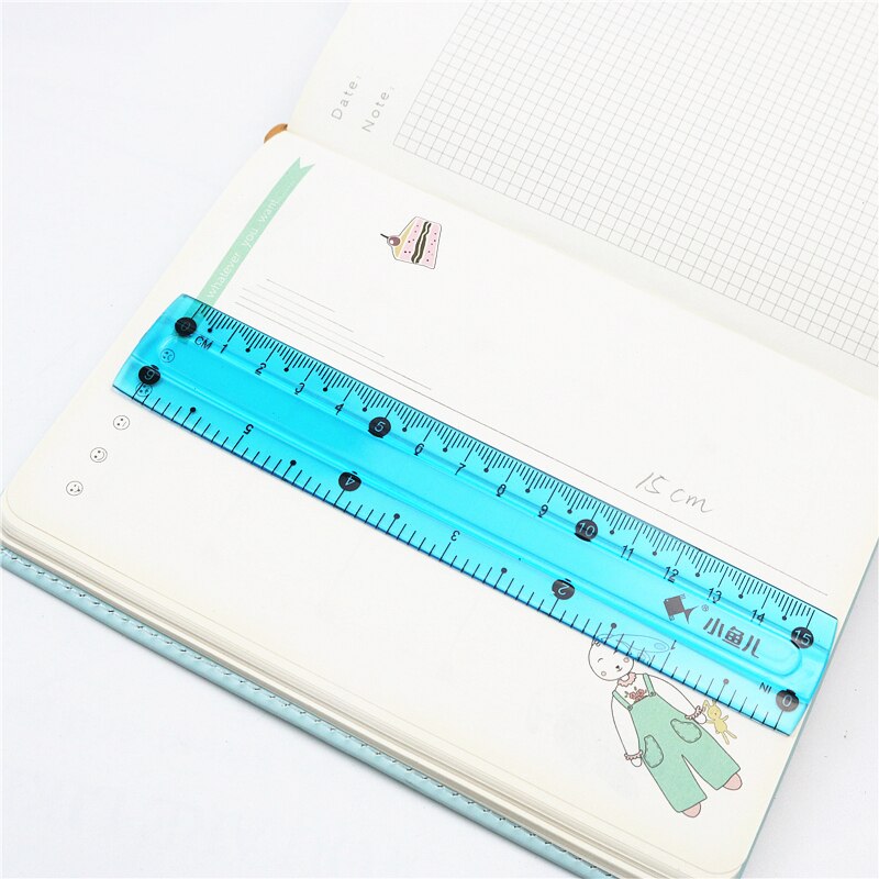 Student children soft ruler Geometric triangle ruler 15cm ruler protractor drawing line set Safe and durable