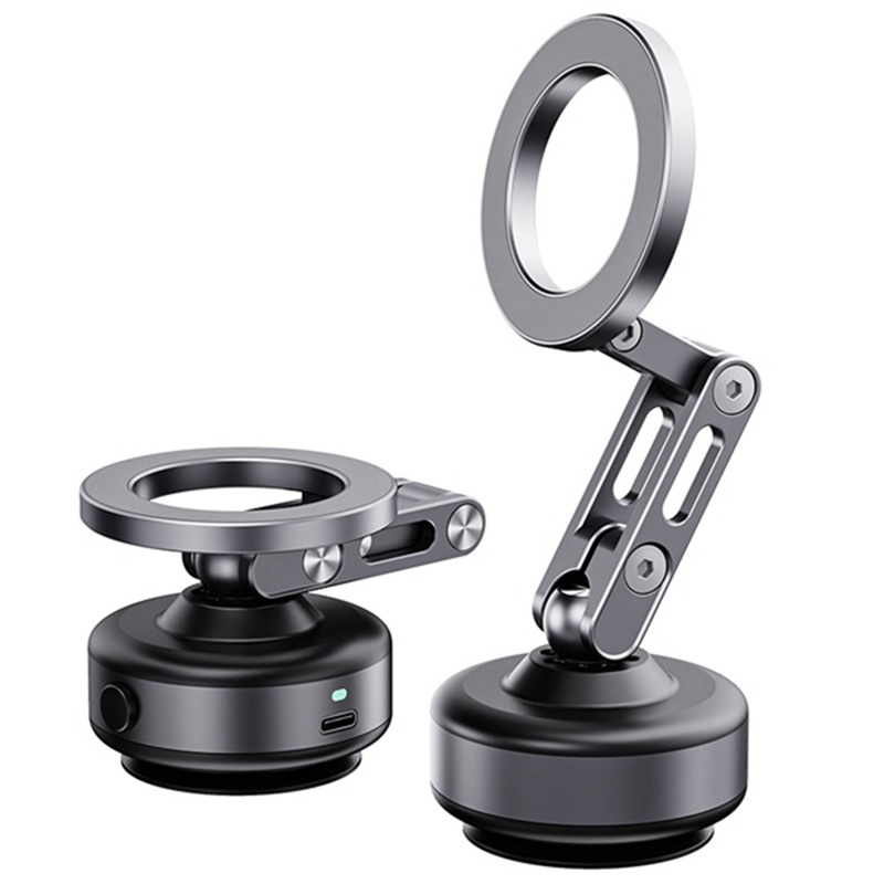 2025 360 ° Soporte magnético de rotación para teléfono de coche, soporte estable plegable magnético para coche, soporte con ventosa eléctrica portátil