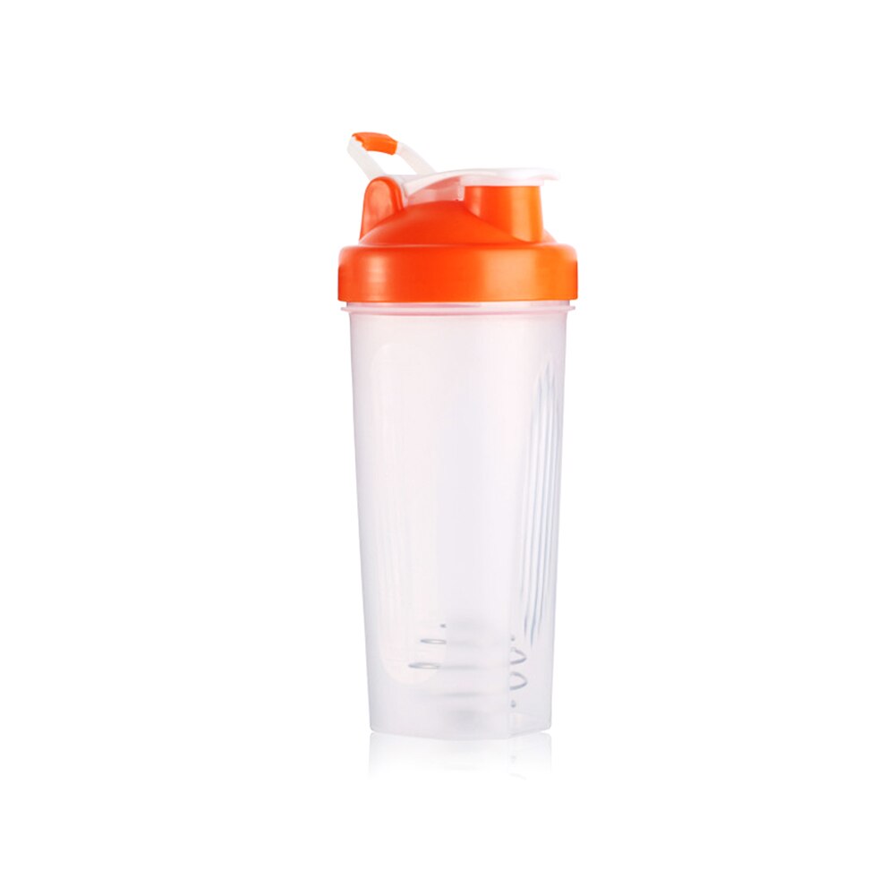 Shaker flaske valleproteinpulver blandingsflaske sports ernæring protein shaker fitness vandflaske: Dyb blå