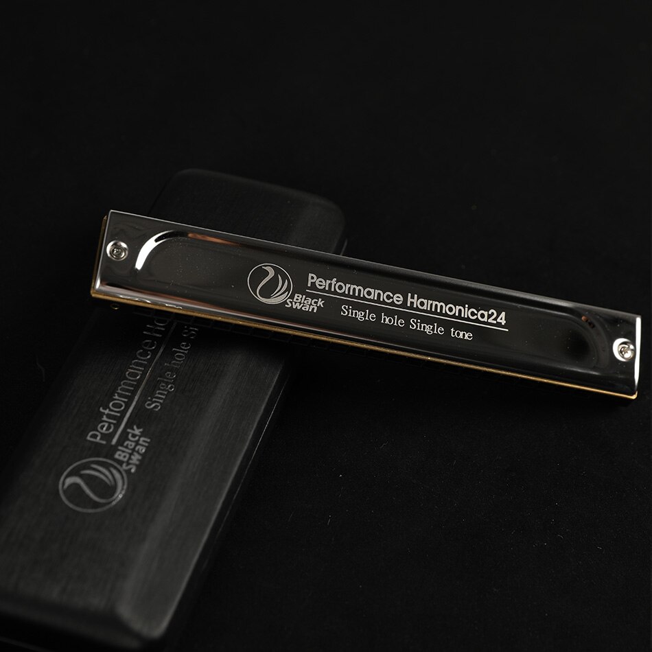 Harmonica Swan Harmonica 24 trous, haut de gamme, performance clé C, monotrou, monoton