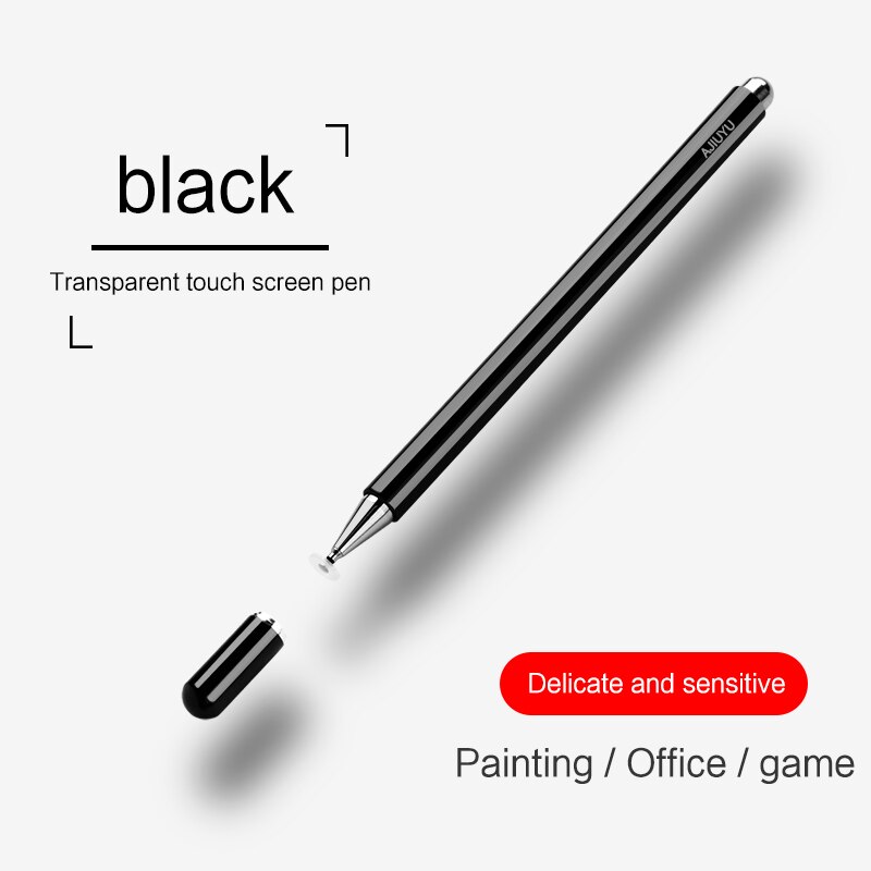 Universele Stylus Pen Voor Samsung Galaxy Tab A8 10.5 Inch SM-X200 SM-X205 Tablet Pen Oplaadbare Screen Touch Tekening Pen Potlood: Black