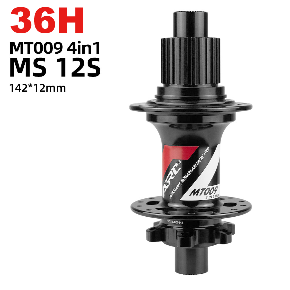 ARC MT009 NBK k7 Rear hub mtb mountain bike hub 28 32 36 Hole HG MS XD freehub 10 135 mm 12 142 mm 11 12 speed bicycle hubs part: Brown