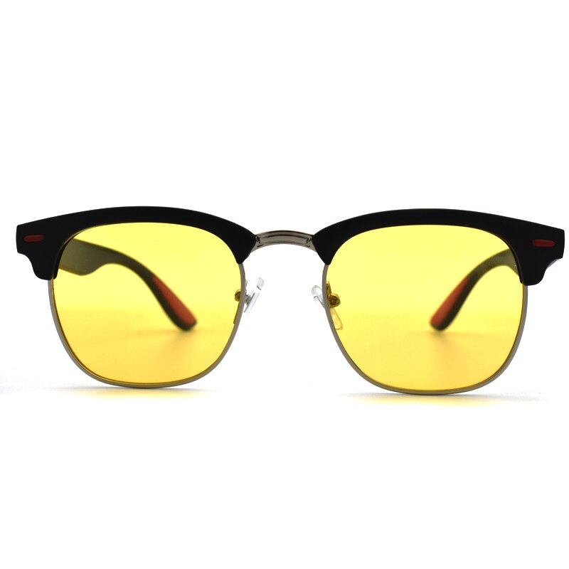 Mörkerseende glasögon män gul lins bilkörning solglasögon glasögon anti glare