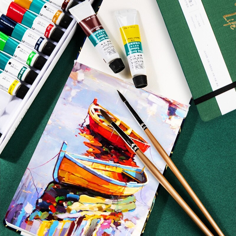 Premium 300G Katoen Aquarel Papier 20 Lakens Stof Handgemaakte Aquarel Schetsboek Tekening Boek Voor Reizen Graffiti Schets