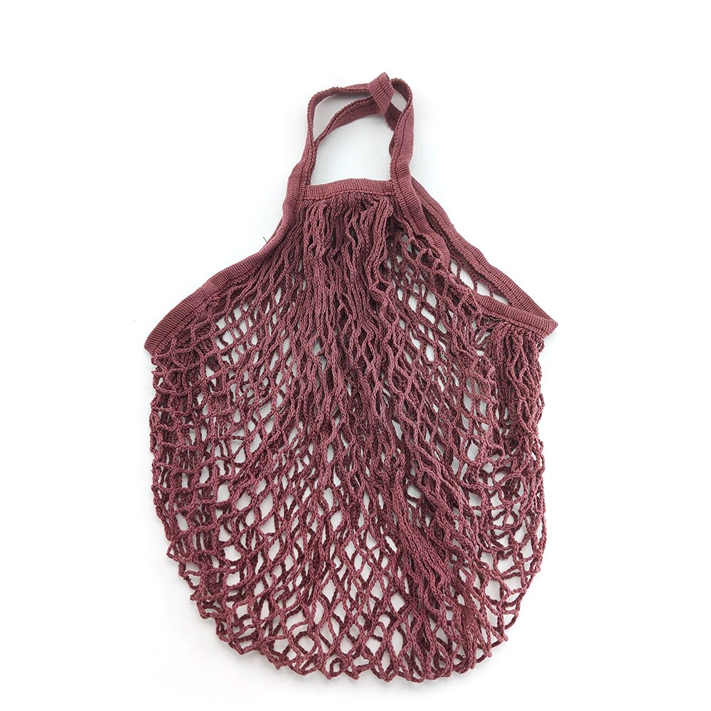 Mesh Shopping Bag Reusable String Fruit Storage Handbag Totes Women Shopping Mesh Net Woven Bag Shop Grocery Tote Bag: f