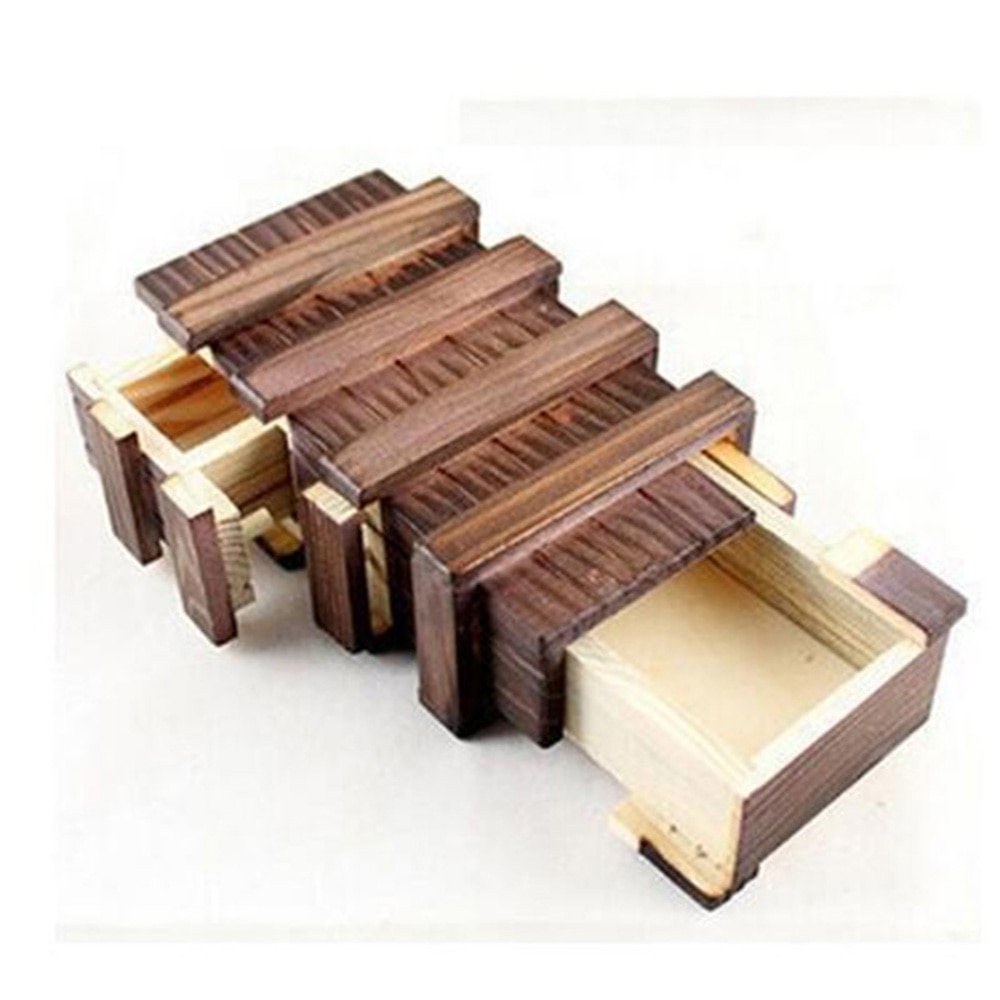 Wooden Magic Puzzle Secret Hide Box Mini Hidden Co Grandado