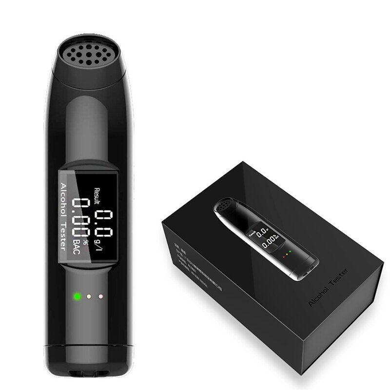 Breathalyzer, Portable Breath Tester with LCD Disp... Grandado
