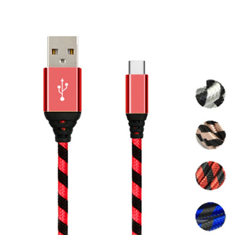 1M 2M carcasa de metal macho USB 3,1 tipo c rápido cargador usb para samsung S8 C9 Pro a8 huawei p20 p9 honor 10 v10 9 8 LG G6 V30