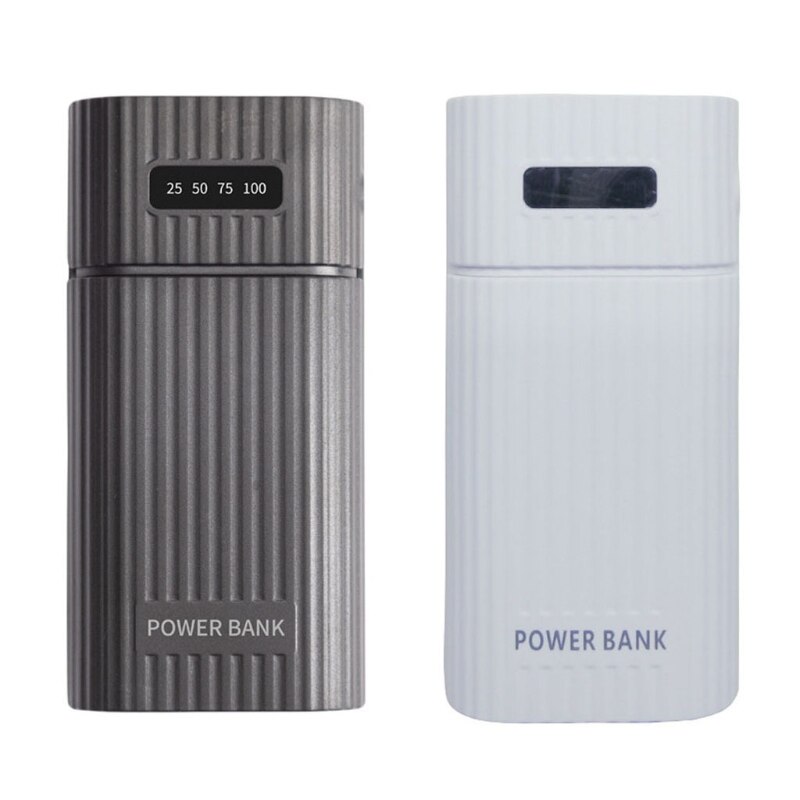 2x 18650 21700 Battery DIY USB Power Bank With Type C Micro input Charging Battery Box for Smartphone Tablet PC