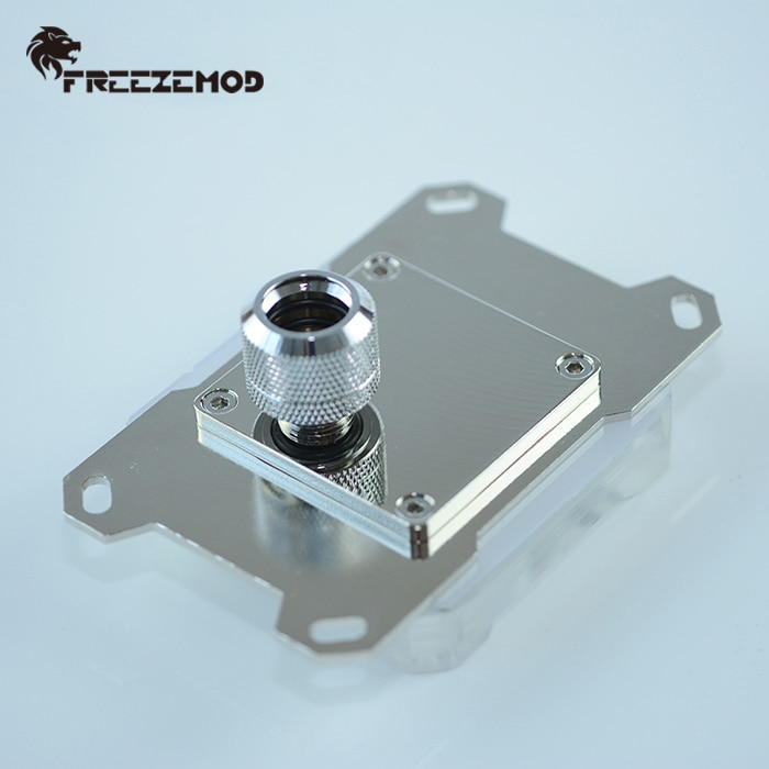 FREEZEMOD computer PC CPU water cooler block AMD AM2 AM3 AM4 3pin 5V light copper base plate water cooling. AMD-PK5E