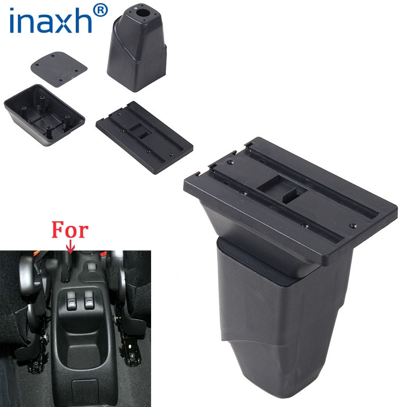 Para PEUGEOT 206 reposabrazos Interior piezas compartimento de reposabrazos para coche modificación Caja de almacenaje de piezas de accesorios de coche Interior con USB LED