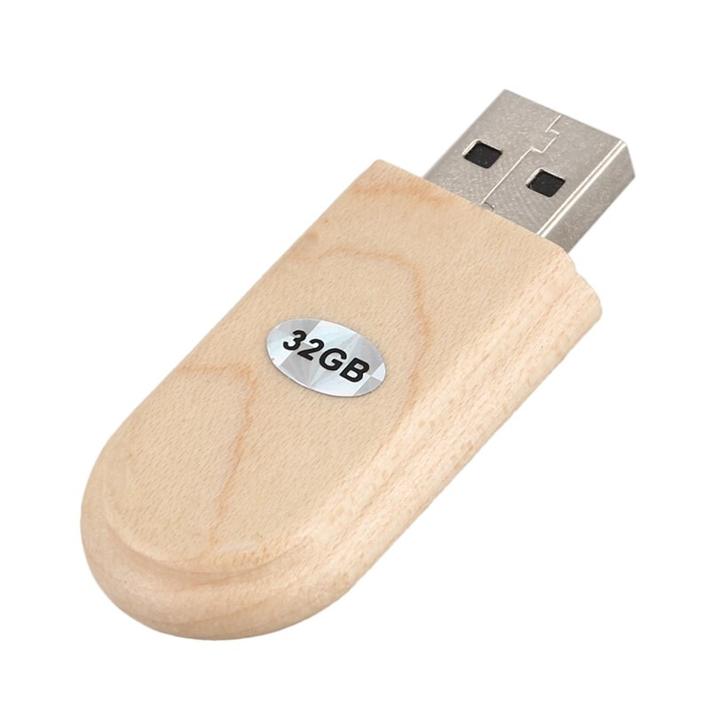 2x usb -2.0 -laufwerke aus holz mit holzgehäuse, speicherkapazität :32g