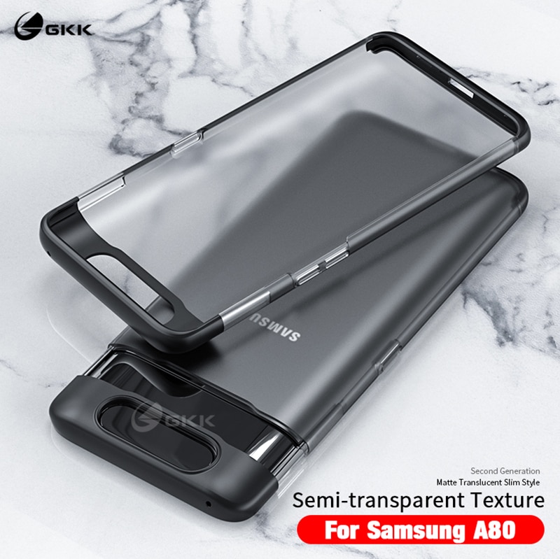 GKK Luxury Case for Samusng Galaxy A80 Case Translucent Hard PC Ultra Thin Matte Cover For Samsung A80 Case Coque Fundas