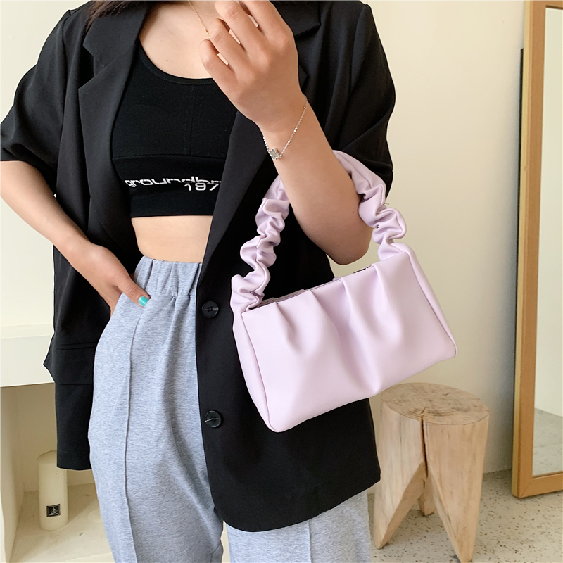 Small PU Leather Tote Bags For Women Cute Solid Color Crossbody Handbags Female Travel Totes Lady Shoulder Bag