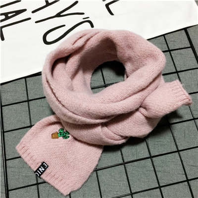 Mode Winter Effen Kleur Kasjmier Kinderen Sjaal Kids Jongens Meisjes Warm Breiwol Sjaals Bufandas: 5