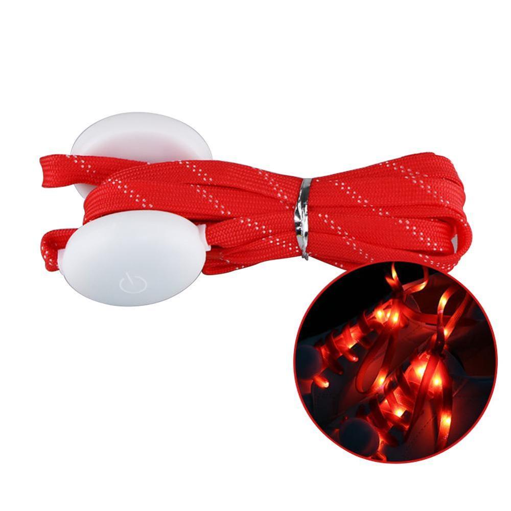 1 paar 120CM LED Schoenveters Cool Lichtgevende Knipperende Veters Disco Party Light Up Glow Nylon Band