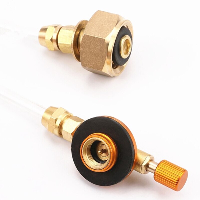 Outdoor Gas Stove Camping Stove Propane Refill Adapter Burner Flat Cylinder Tank Coupler Bottle Adapter Save Accessories