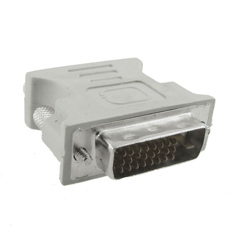 DVI-D Vga Male Naar Vga Female Adapter Converter Connector Voor Lcd Hdtv QJY99