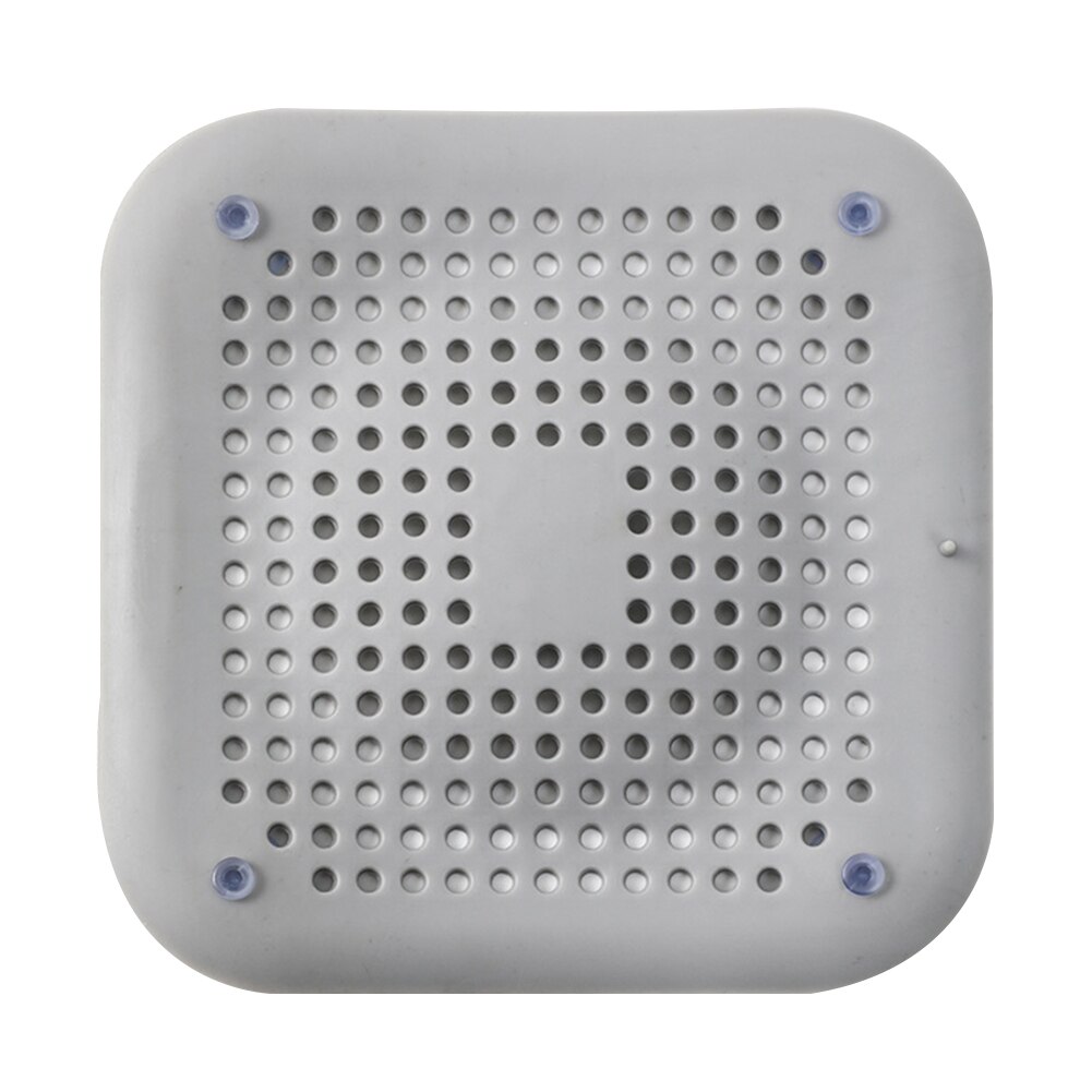 Filtre Anti-blocage pour cheveux, filtre domestique pour évier, filtre Anti-blocage pour douche, bouchon de vidange de sol, accessoires de cuisine et de salle de bains: 01 gray