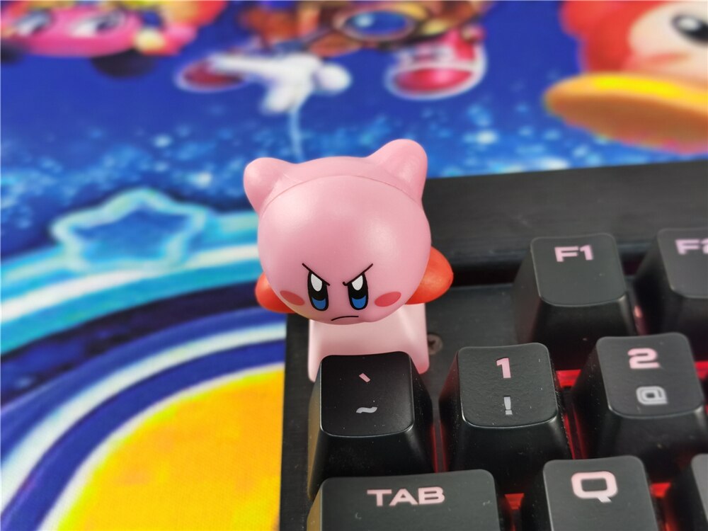 FAI DA TE Keycap 1 pcs Giochi e anime cap chiave PBT tastiera meccanica keycaps per tastiera meccanica R4 altezza Gruppo C: Kirby 8